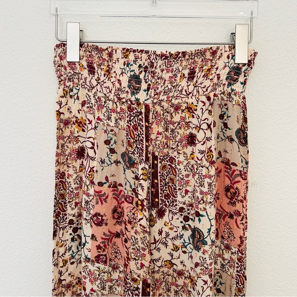 Drew Anthropologie Festival Pants Patchwork Metallic Wide Leg Women's Size Small - Picture 6 of 14